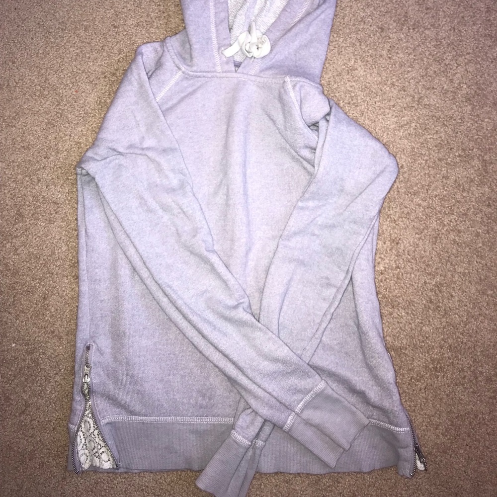 baby blue aerie hoody